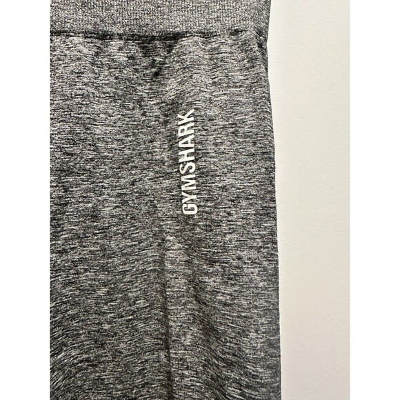 Gymshark Black Gray Marl ADAPT Seamless Leggings Pants S Excellent Condition - Picture 2 of 4